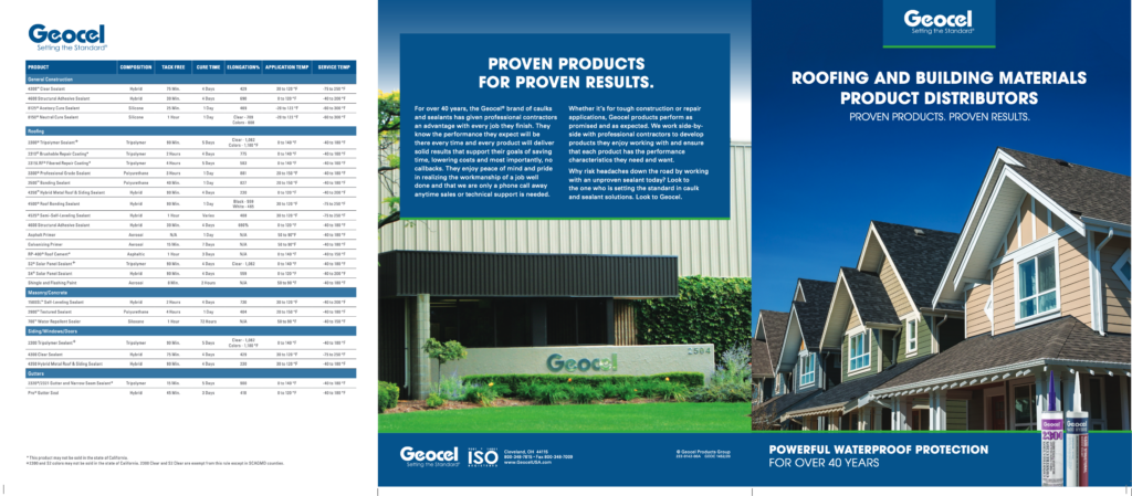 Geocel 1-Step Brochure 2021